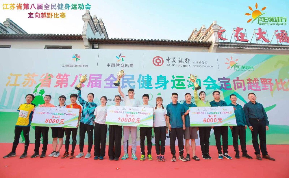 江苏省第八届全民健身运动会定向越野比赛圆满成功！